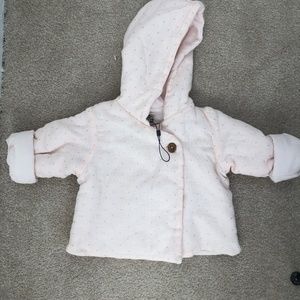 NEW! Bonton by Bonpoint pink baby jacket